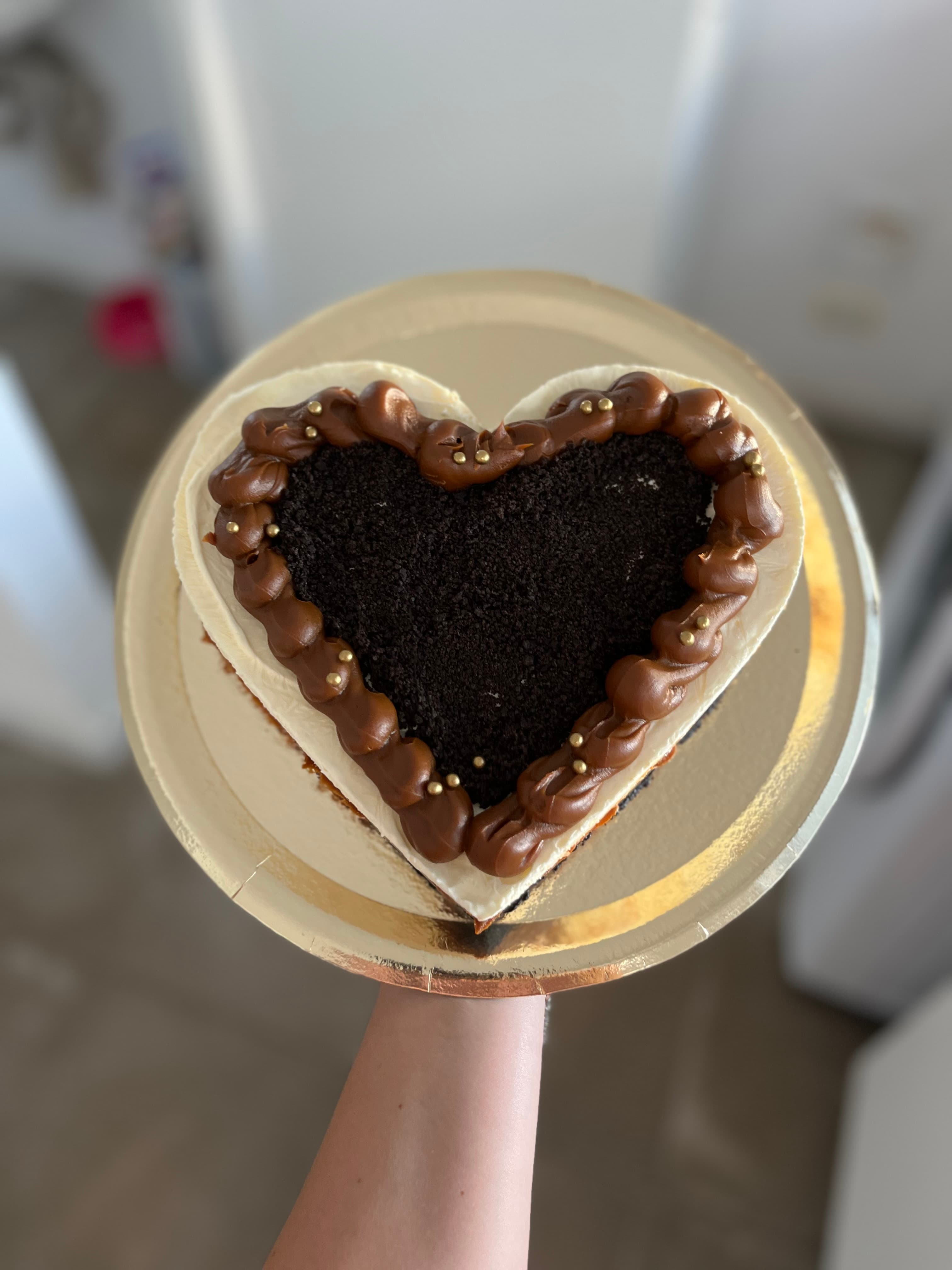 Oreo Cake de corazón 🫶🏽 