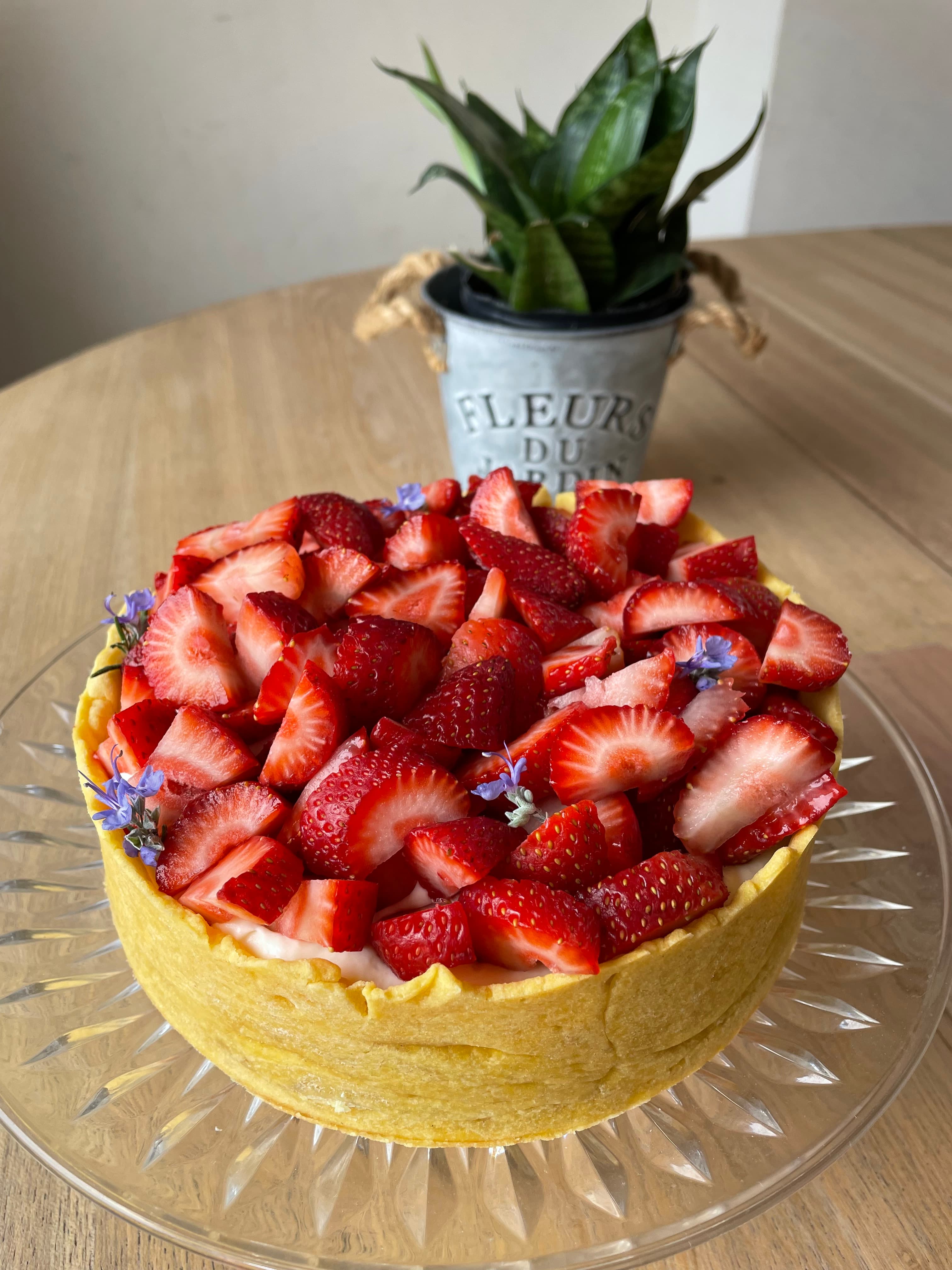 Tarta de frutillas
